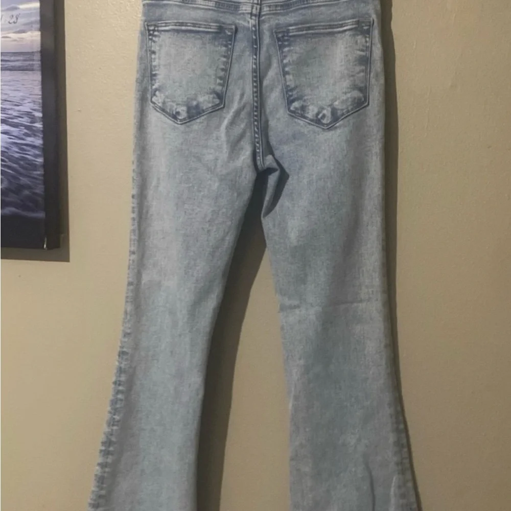 Frame Denim Light Blue Flare Jeans - Picture 4 of 4